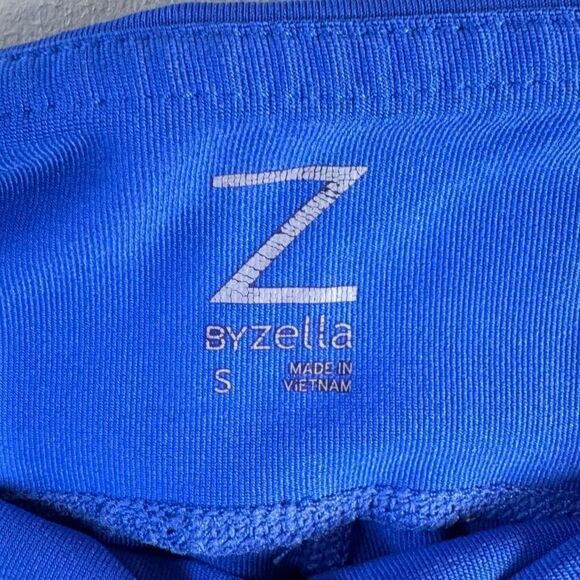Z by Zella Capri Yoga Pants Activewear in Cobalt Blue Size Small - Picture 3 of 4